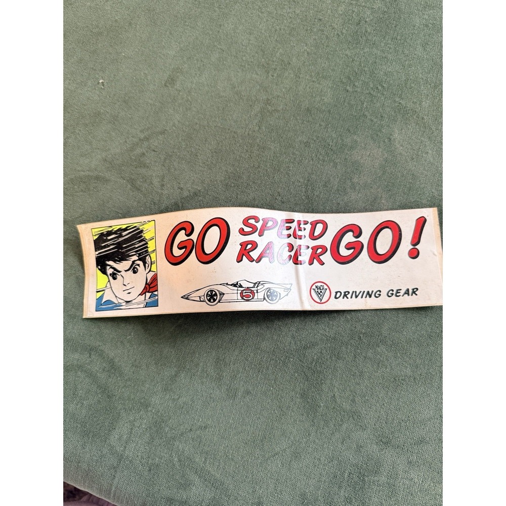 Speed Racer‎ 10" Long Bumper Sticker Mach Driving Gear